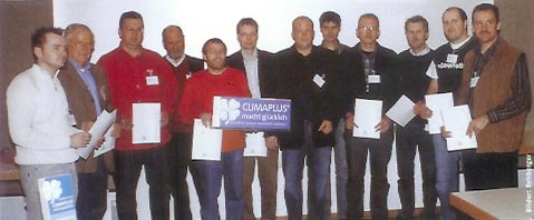 Beim 2. Wulfmeier Glasertag erhielten die ersten elf Partnerbetriebe ihre Auszeichnung zum CP-Fachbetrieb.